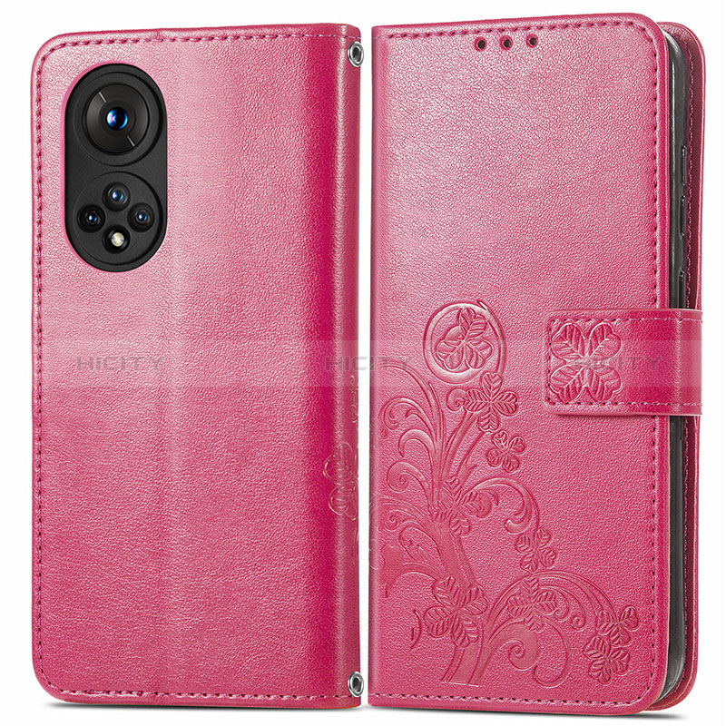 Funda de Cuero Cartera con Soporte Flores Carcasa para Huawei Nova 9 Pro