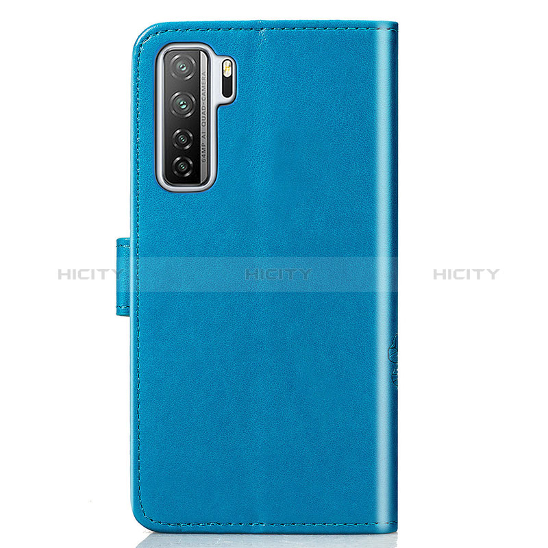 Funda de Cuero Cartera con Soporte Flores Carcasa para Huawei P40 Lite 5G