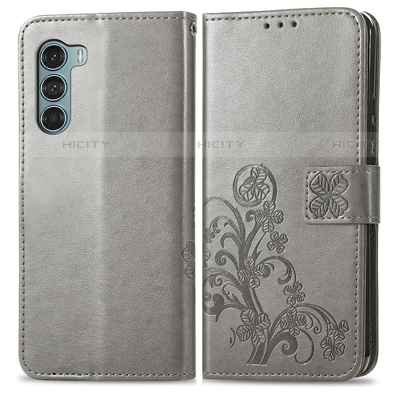 Funda de Cuero Cartera con Soporte Flores Carcasa para Motorola Moto Edge S30 5G