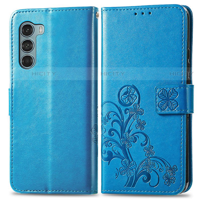 Funda de Cuero Cartera con Soporte Flores Carcasa para Motorola Moto Edge S30 5G