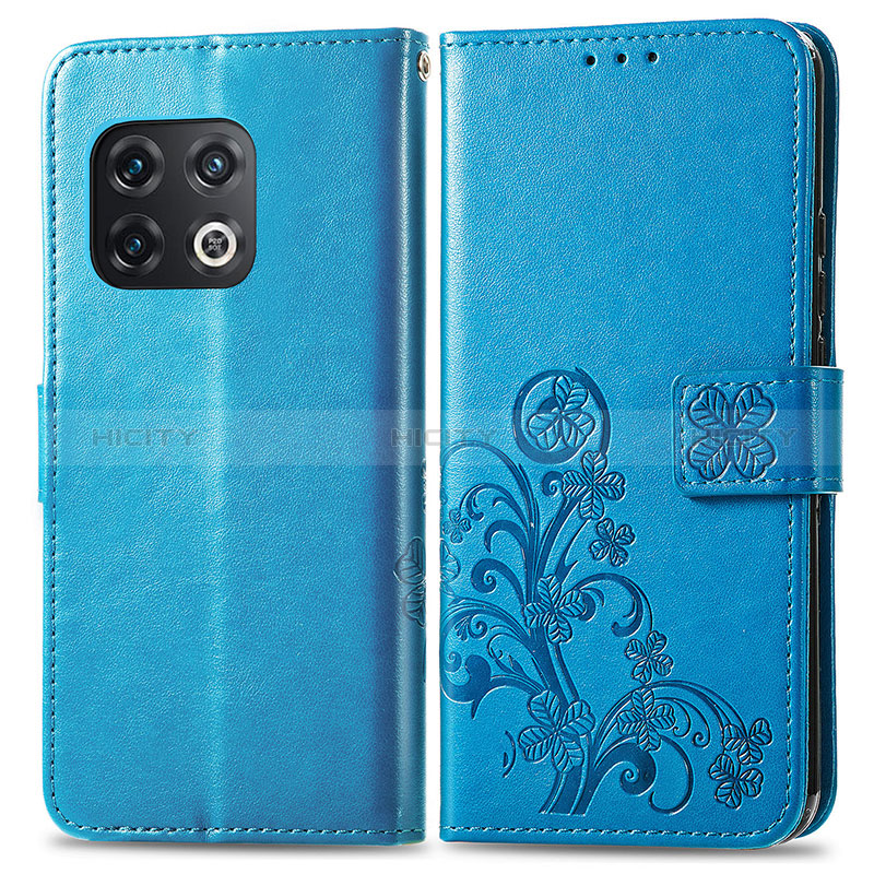 Funda de Cuero Cartera con Soporte Flores Carcasa para OnePlus 10 Pro 5G