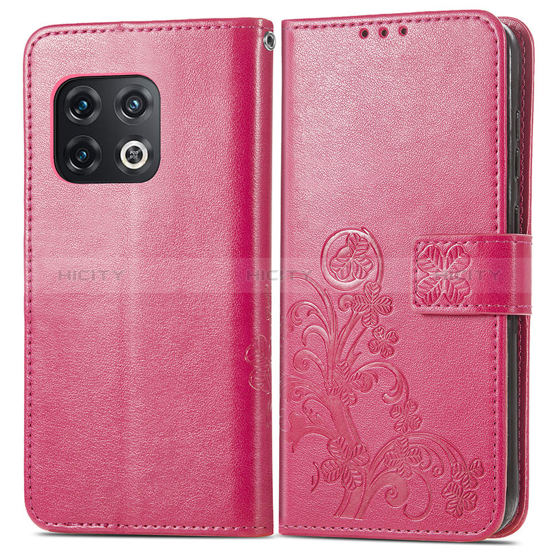 Funda de Cuero Cartera con Soporte Flores Carcasa para OnePlus 10 Pro 5G