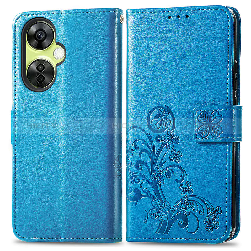 Funda de Cuero Cartera con Soporte Flores Carcasa para OnePlus Nord CE 3 Lite 5G