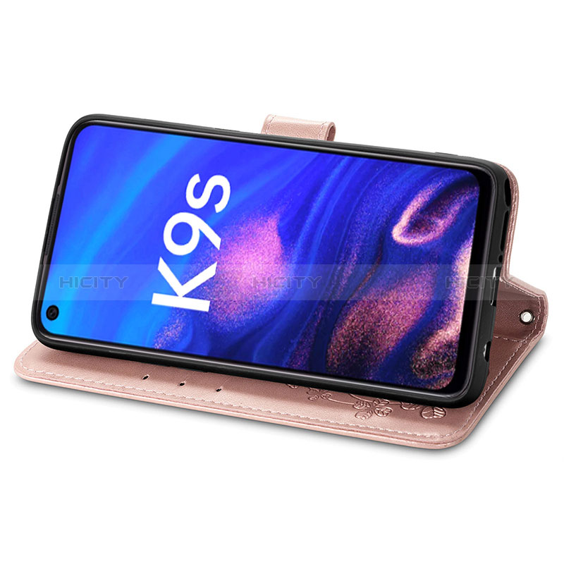 Funda de Cuero Cartera con Soporte Flores Carcasa para Realme 9 SE 5G