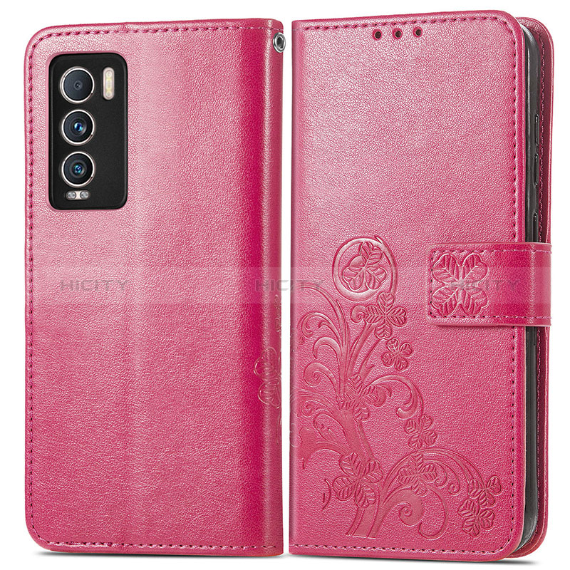 Funda de Cuero Cartera con Soporte Flores Carcasa para Realme GT Master Explorer 5G