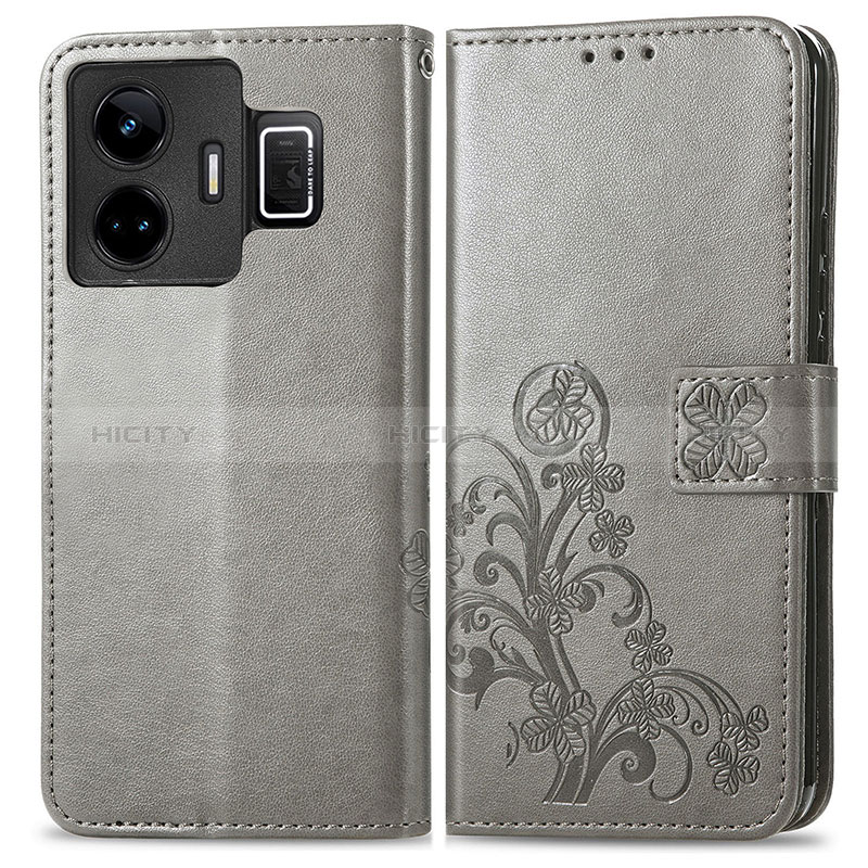 Funda de Cuero Cartera con Soporte Flores Carcasa para Realme GT Neo5 240W 5G