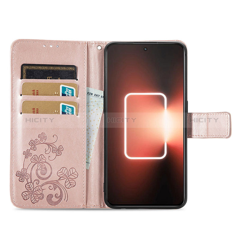 Funda de Cuero Cartera con Soporte Flores Carcasa para Realme GT Neo5 240W 5G