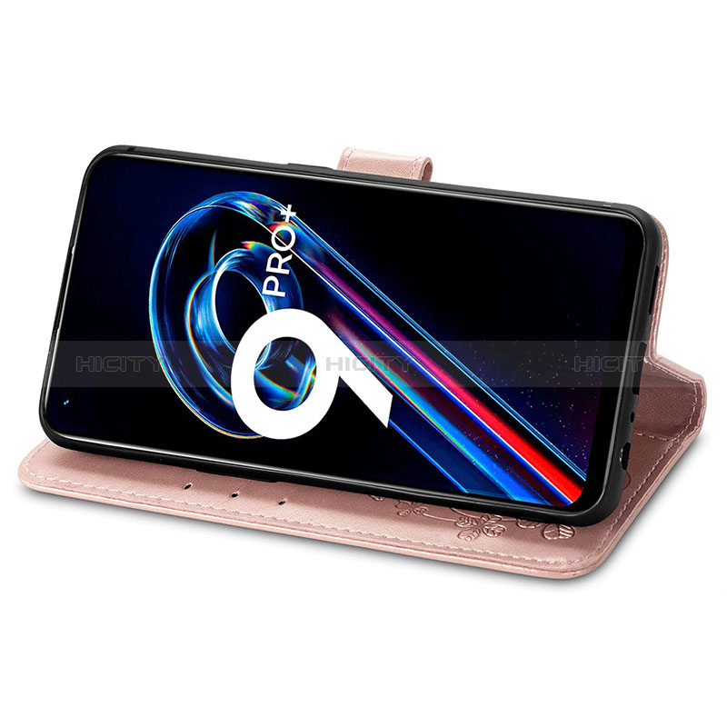 Funda de Cuero Cartera con Soporte Flores Carcasa para Realme Narzo 50 Pro 5G