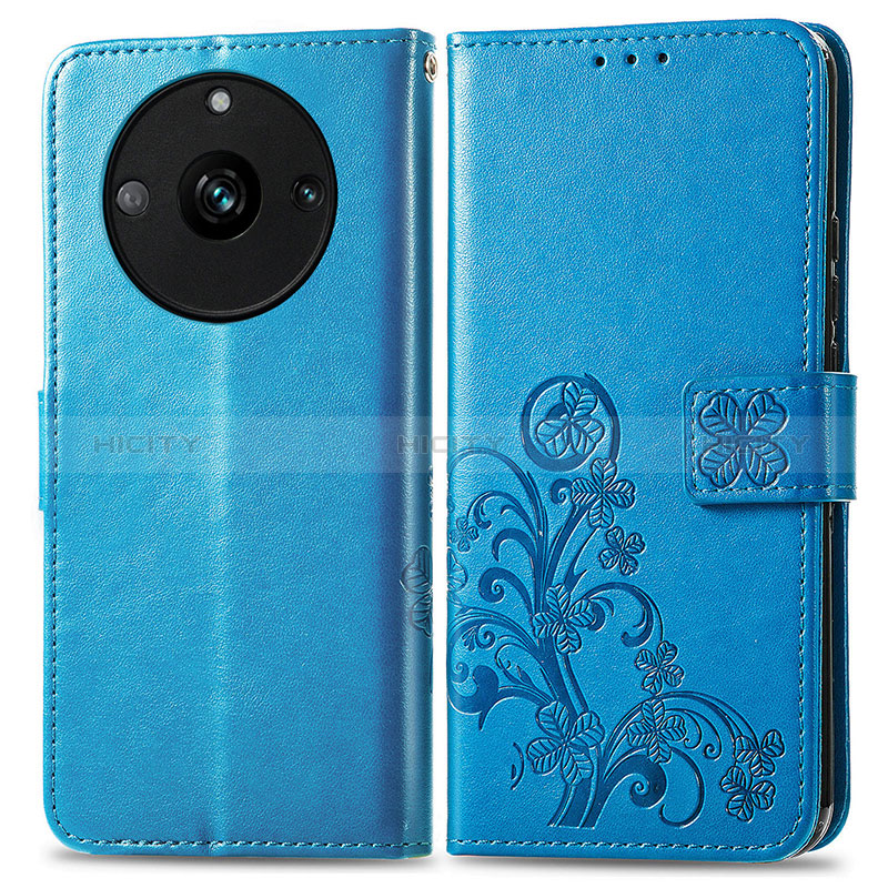 Funda de Cuero Cartera con Soporte Flores Carcasa para Realme Narzo 60 Pro 5G