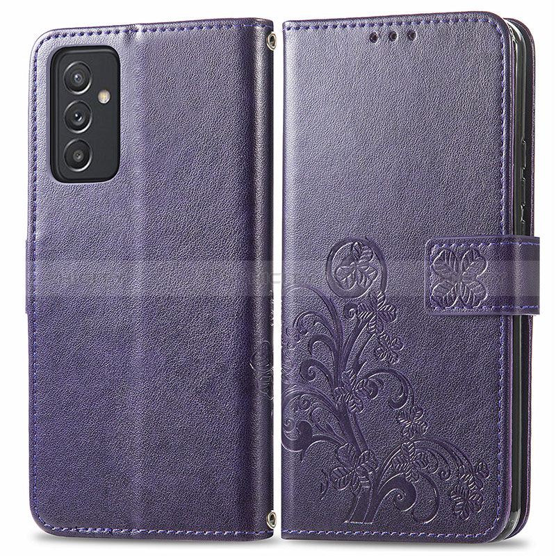 Funda de Cuero Cartera con Soporte Flores Carcasa para Samsung Galaxy A15 LTE