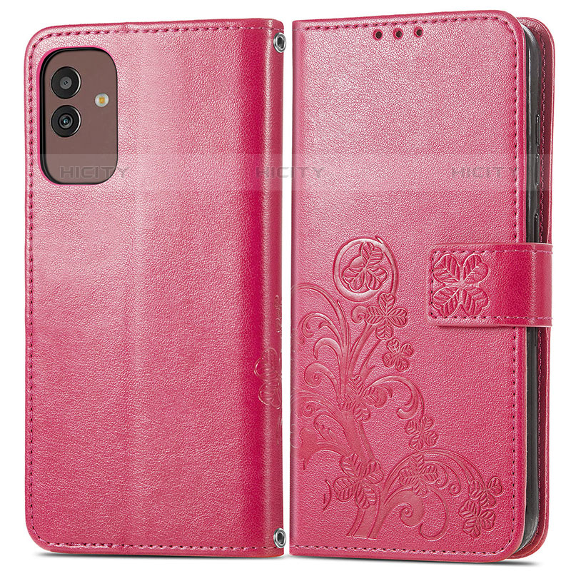 Funda de Cuero Cartera con Soporte Flores Carcasa para Samsung Galaxy M13 5G