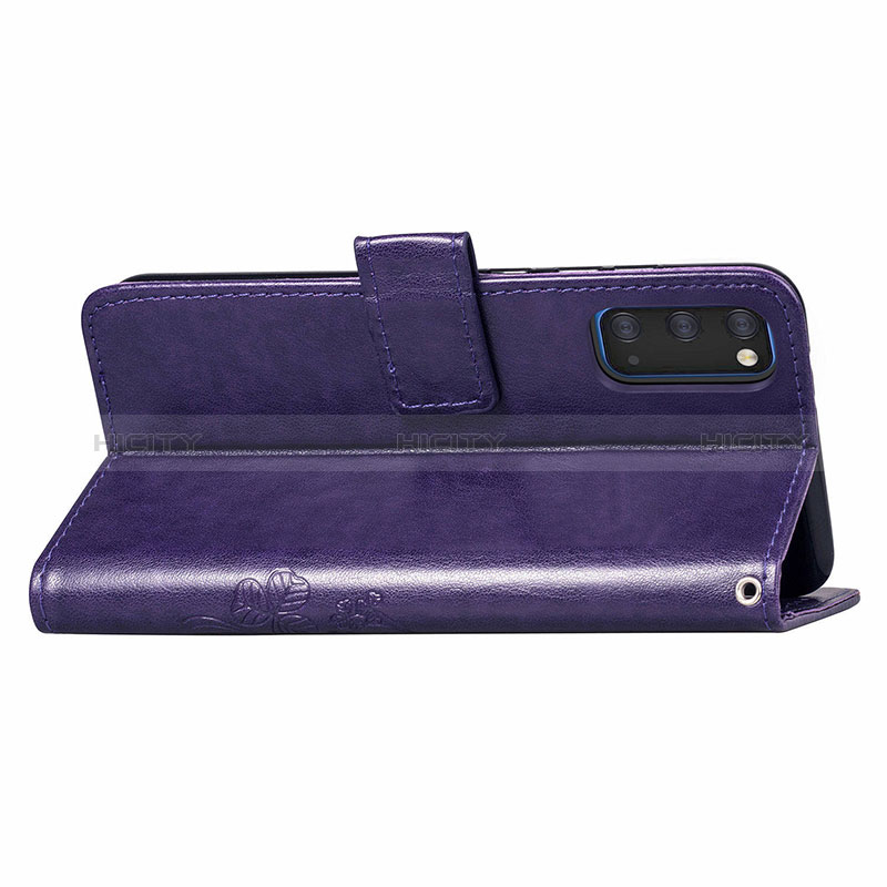 Funda de Cuero Cartera con Soporte Flores Carcasa para Samsung Galaxy S20 5G