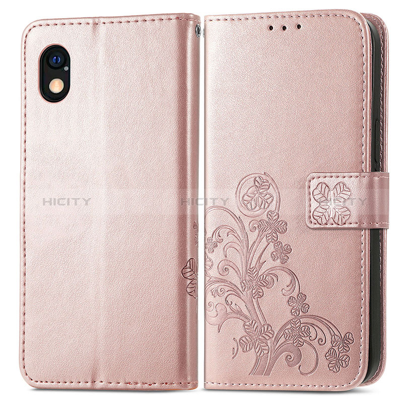 Funda de Cuero Cartera con Soporte Flores Carcasa para Sony Xperia Ace III SOG08