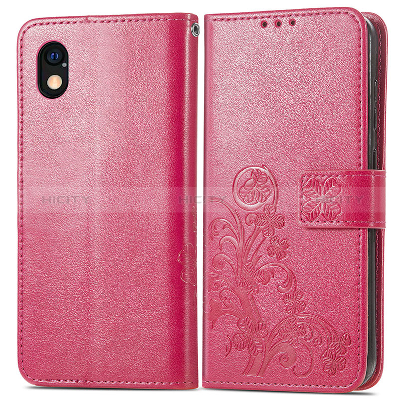 Funda de Cuero Cartera con Soporte Flores Carcasa para Sony Xperia Ace III SOG08