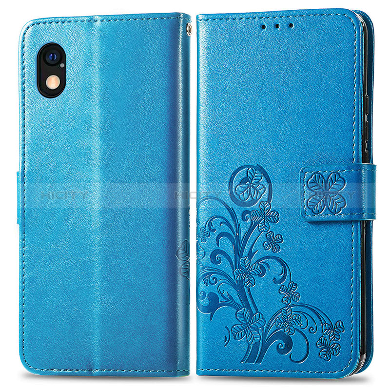 Funda de Cuero Cartera con Soporte Flores Carcasa para Sony Xperia Ace III SOG08