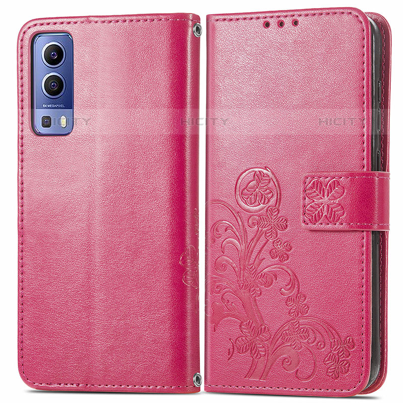 Funda de Cuero Cartera con Soporte Flores Carcasa para Vivo iQOO Z3 5G