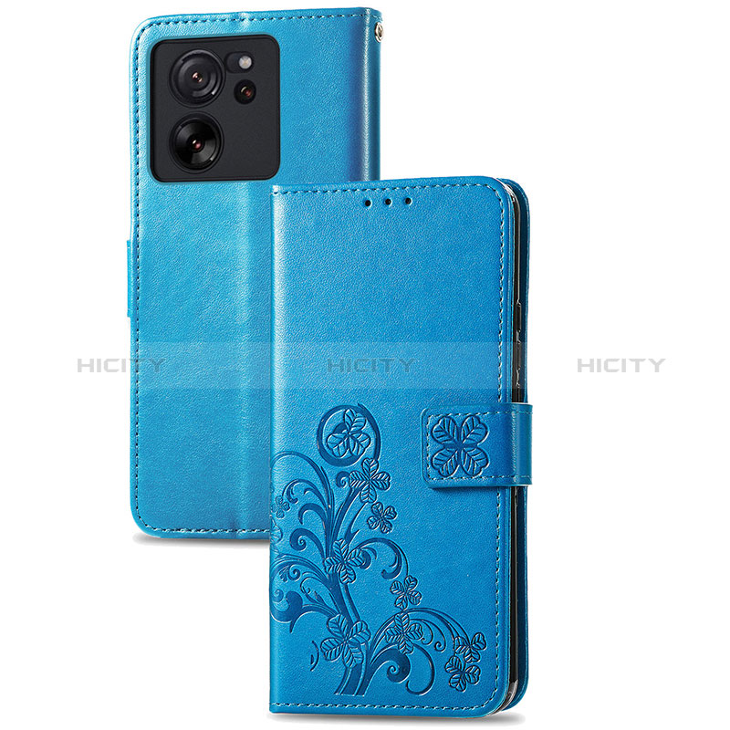 Funda de Cuero Cartera con Soporte Flores Carcasa para Xiaomi Mi 13T 5G