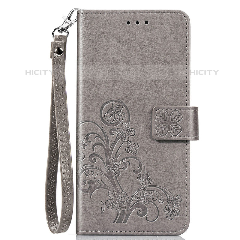 Funda de Cuero Cartera con Soporte Flores Carcasa S02D para Samsung Galaxy F41