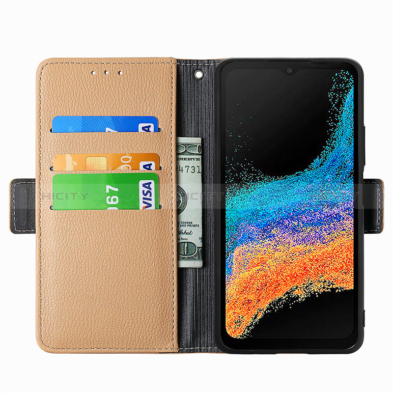 Funda de Cuero Cartera con Soporte Flores Carcasa S02D para Samsung Galaxy XCover 6 Pro 5G