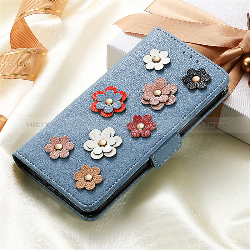 Funda de Cuero Cartera con Soporte Flores Carcasa S02D para Xiaomi Mi 12T 5G