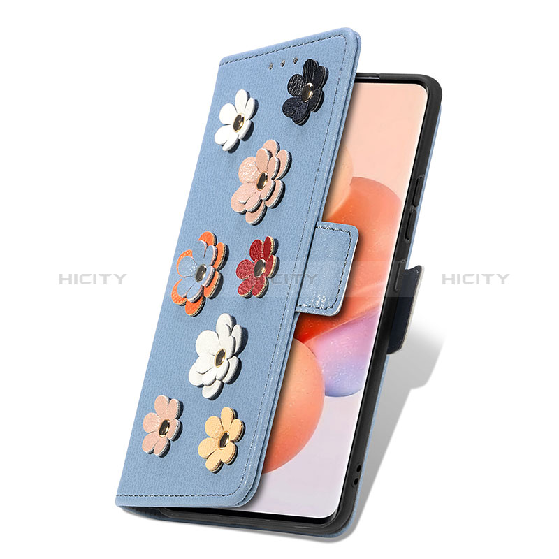 Funda de Cuero Cartera con Soporte Flores Carcasa S02D para Xiaomi Mi 12T 5G