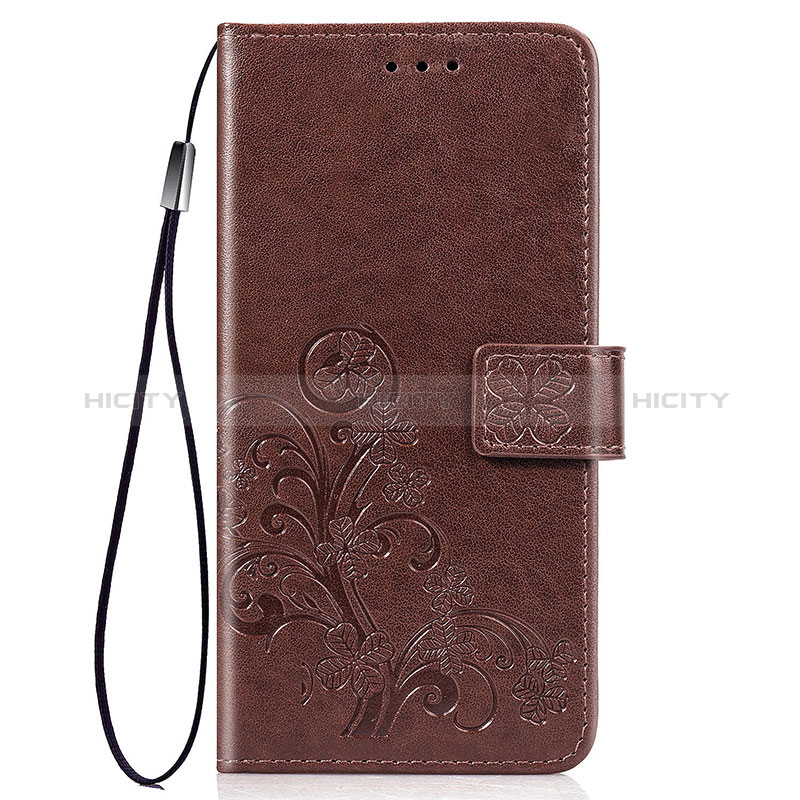 Funda de Cuero Cartera con Soporte Flores Carcasa S03D para Huawei Honor 9X