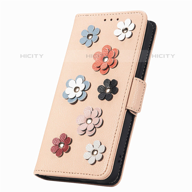 Funda de Cuero Cartera con Soporte Flores Carcasa S04D para Google Pixel 6a 5G