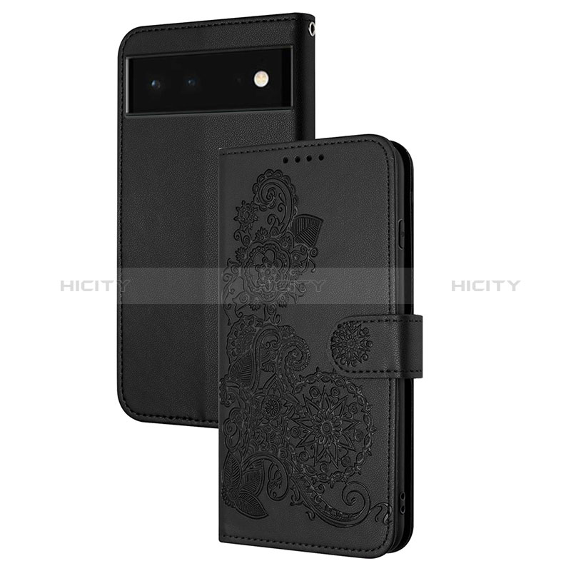 Funda de Cuero Cartera con Soporte Flores Carcasa Y01X para Google Pixel 6 5G