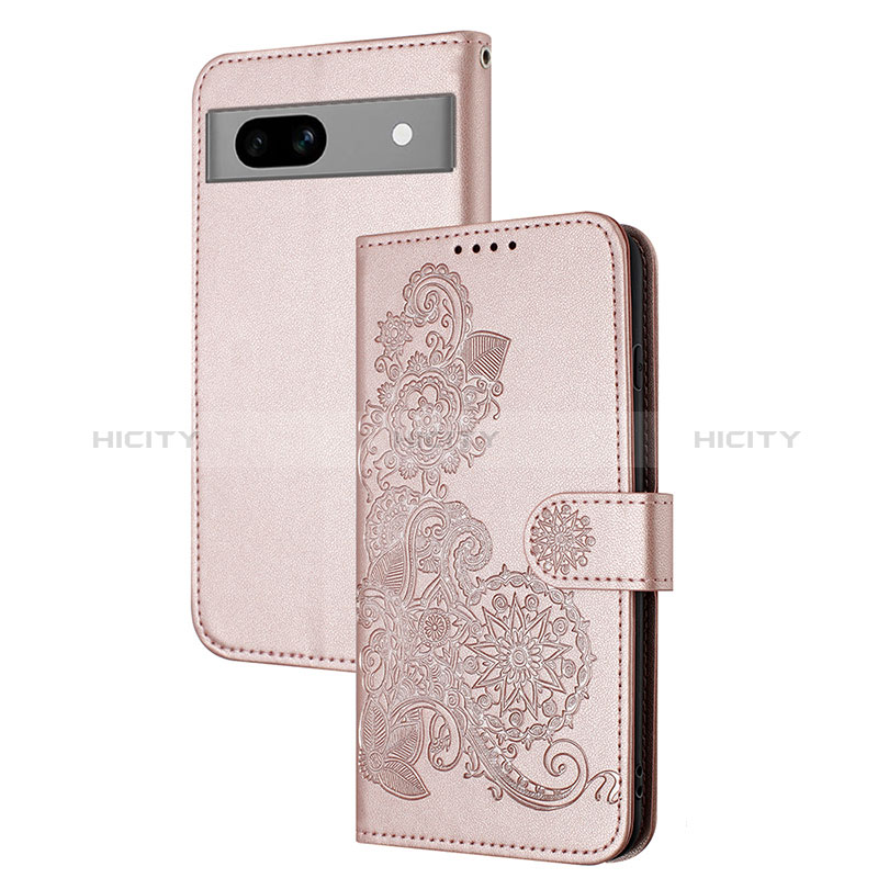 Funda de Cuero Cartera con Soporte Flores Carcasa Y01X para Google Pixel 7a 5G