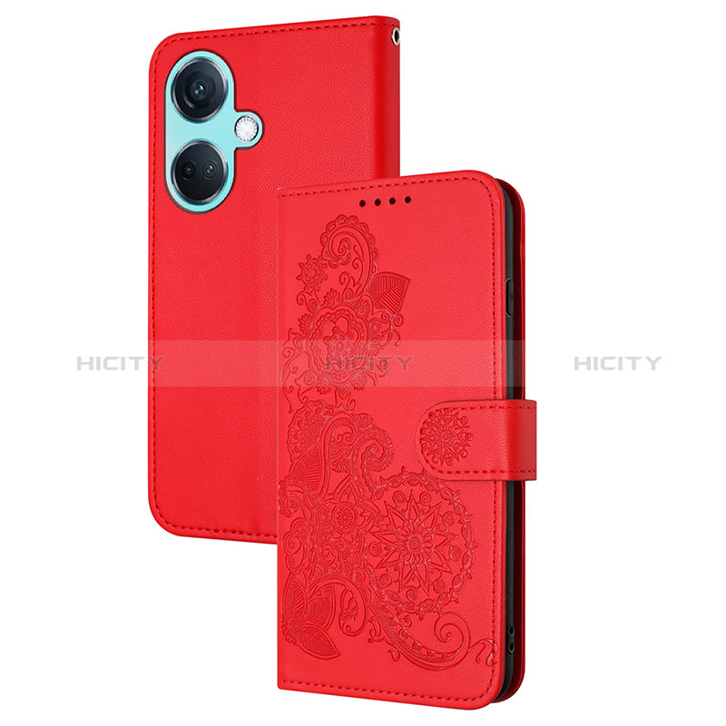 Funda de Cuero Cartera con Soporte Flores Carcasa Y01X para Oppo K11 5G