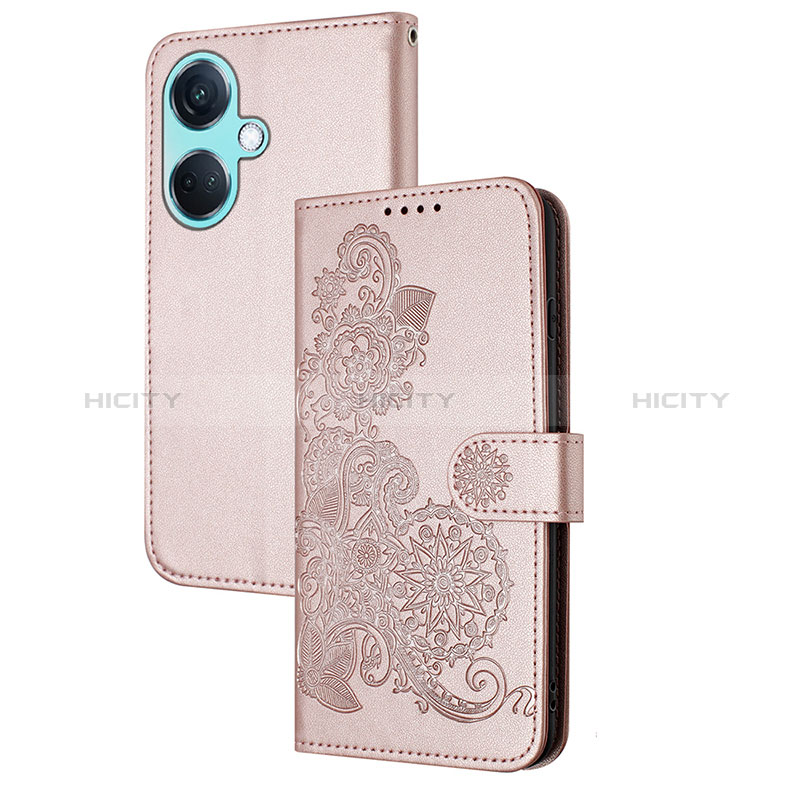 Funda de Cuero Cartera con Soporte Flores Carcasa Y01X para Oppo K11 5G