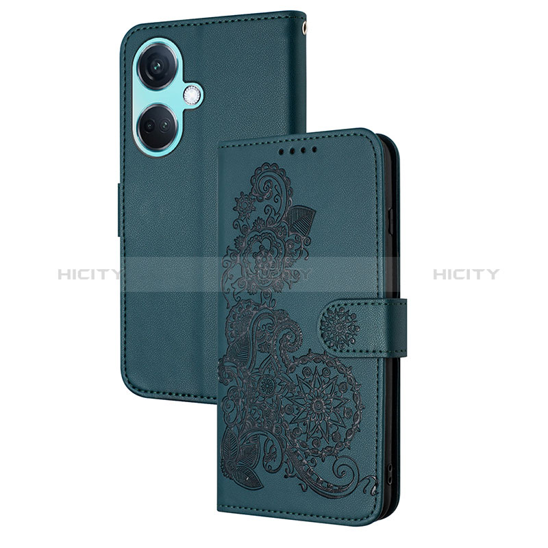 Funda de Cuero Cartera con Soporte Flores Carcasa Y01X para Oppo K11 5G