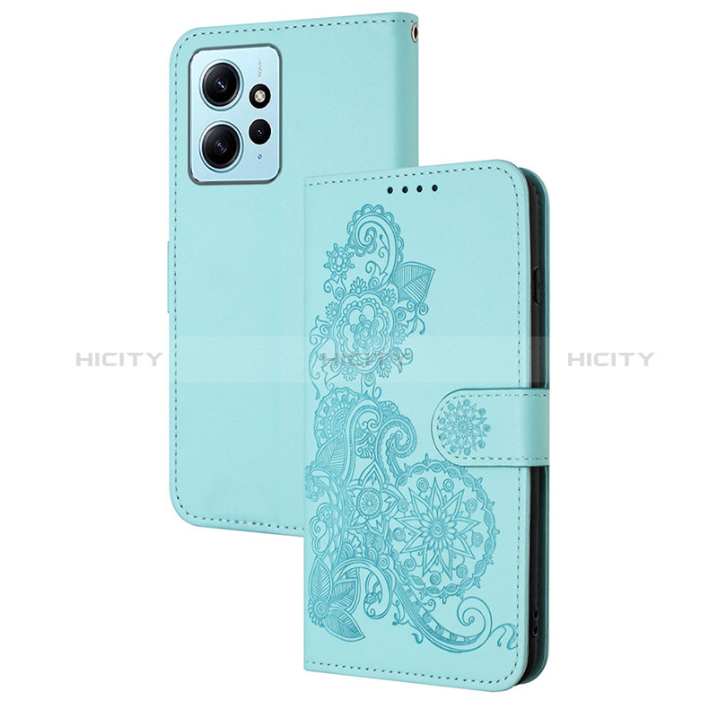 Funda de Cuero Cartera con Soporte Flores Carcasa Y01X para Xiaomi Redmi Note 12 4G