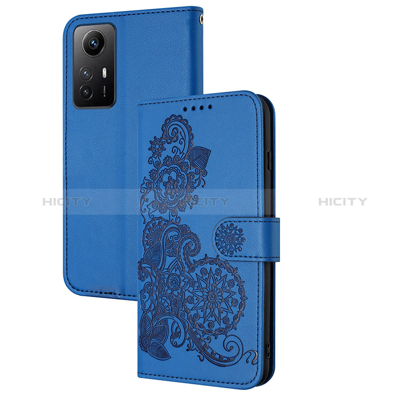 Funda de Cuero Cartera con Soporte Flores Carcasa Y01X para Xiaomi Redmi Note 12S