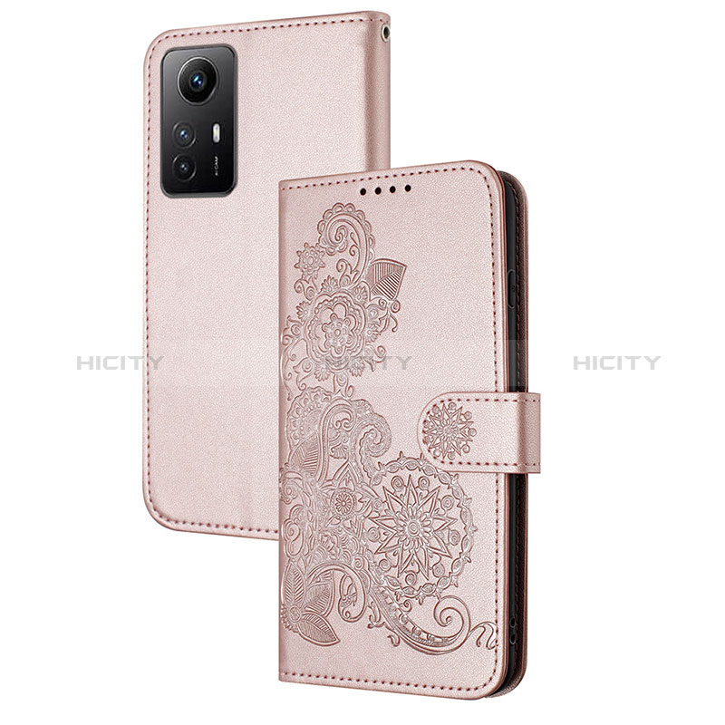 Funda de Cuero Cartera con Soporte Flores Carcasa Y01X para Xiaomi Redmi Note 12S