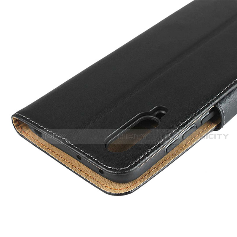 Funda de Cuero Cartera con Soporte K01 para Xiaomi Mi A3 Negro