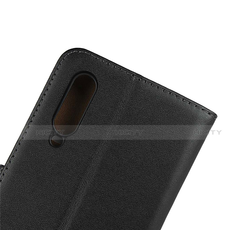 Funda de Cuero Cartera con Soporte K01 para Xiaomi Mi A3 Negro