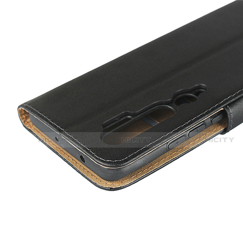 Funda de Cuero Cartera con Soporte K01 para Xiaomi Mi Note 10 Negro