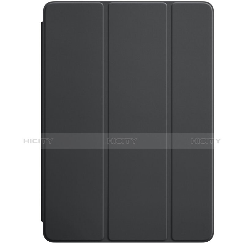 Funda de Cuero Cartera con Soporte L01 para Apple New iPad 9.7 (2017) Negro