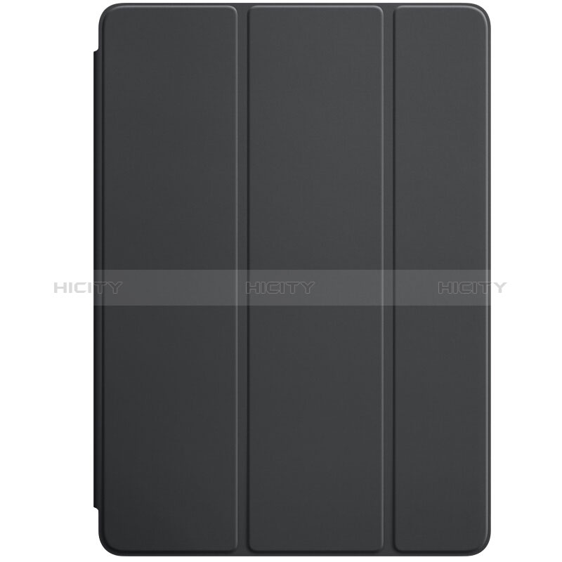 Funda de Cuero Cartera con Soporte L01 para Apple New iPad 9.7 (2018) Negro