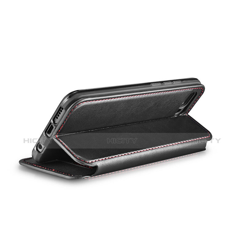 Funda de Cuero Cartera con Soporte L01 para Huawei Honor 10 Negro