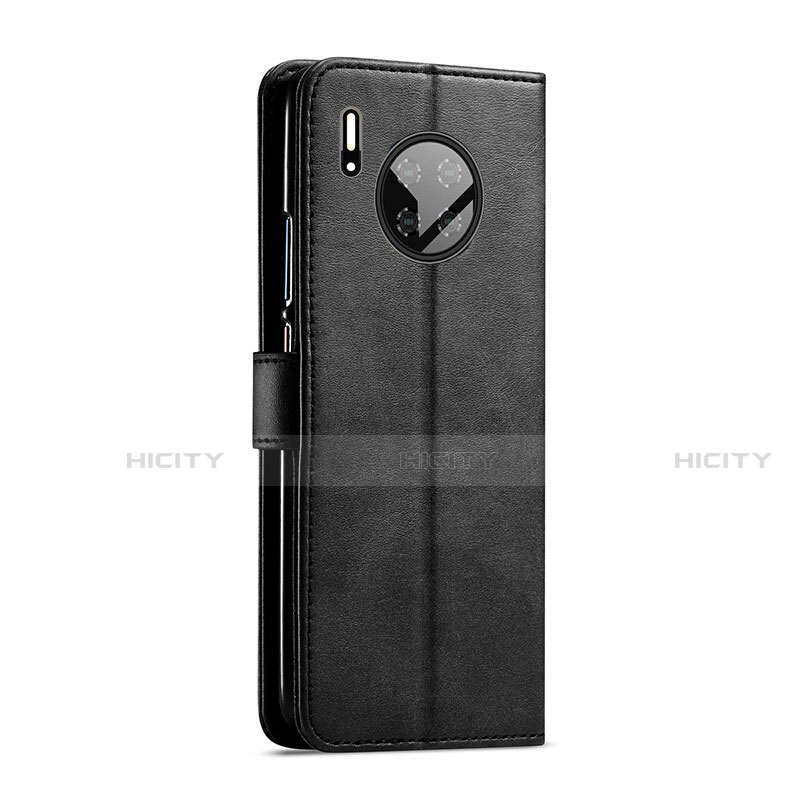 Funda de Cuero Cartera con Soporte L01 para Huawei Mate 30 Pro Negro