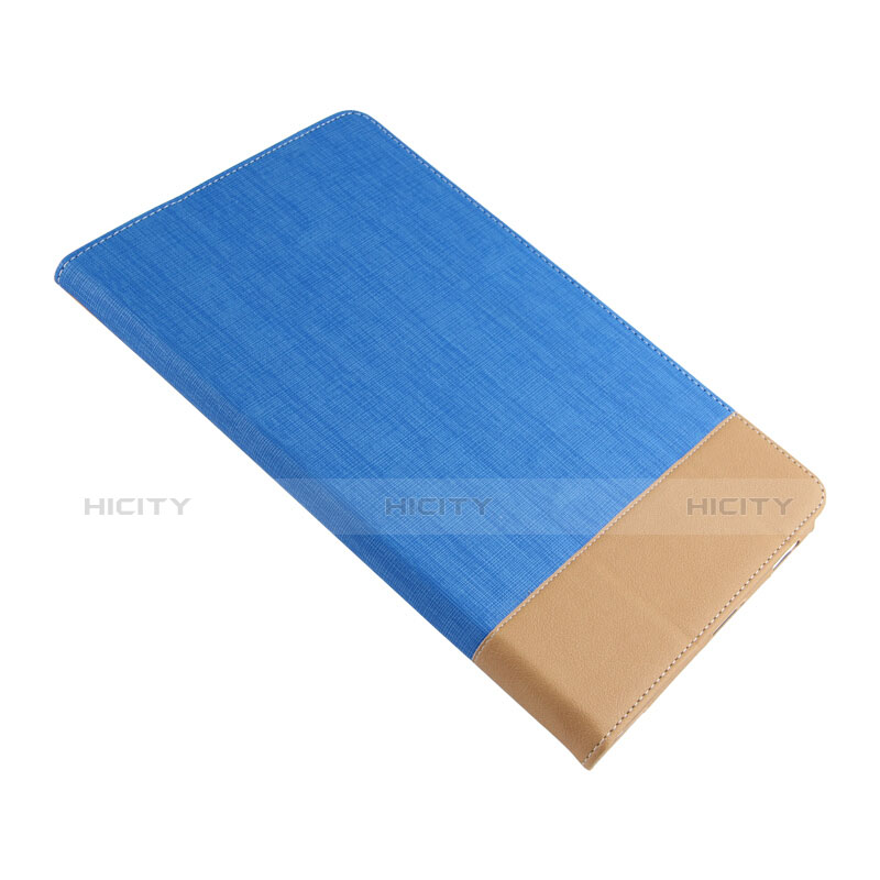 Funda de Cuero Cartera con Soporte L01 para Huawei MediaPad M2 10.1 FDR-A03L FDR-A01W Azul