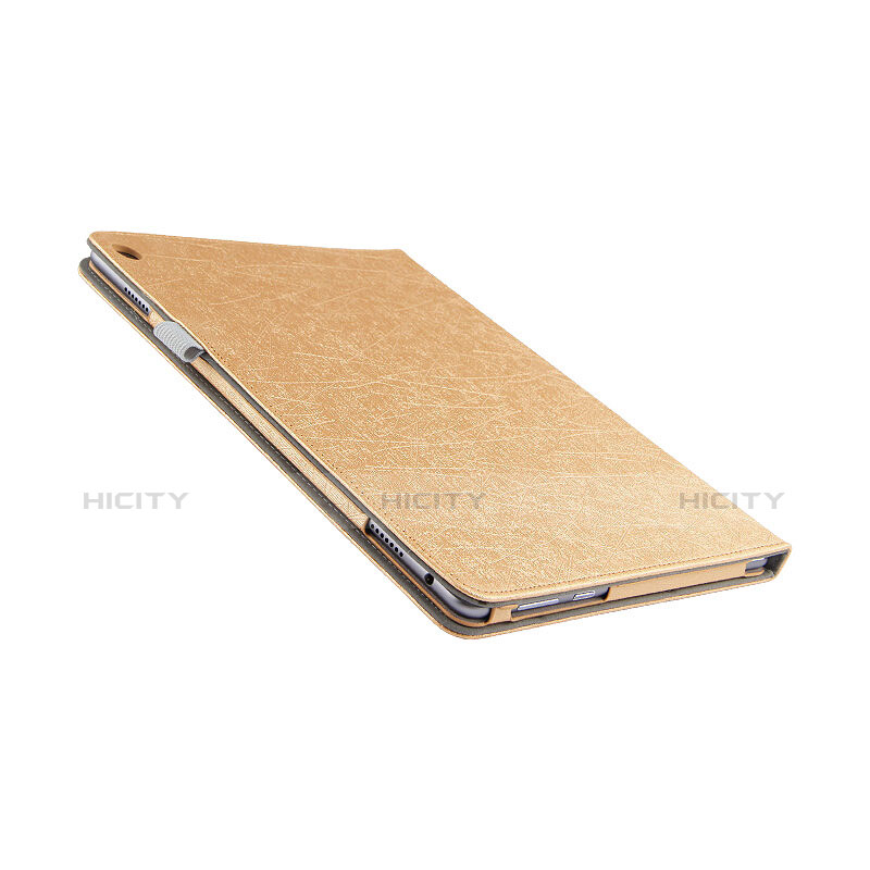 Funda de Cuero Cartera con Soporte L01 para Huawei MediaPad M3 Lite 10.1 BAH-W09 Oro