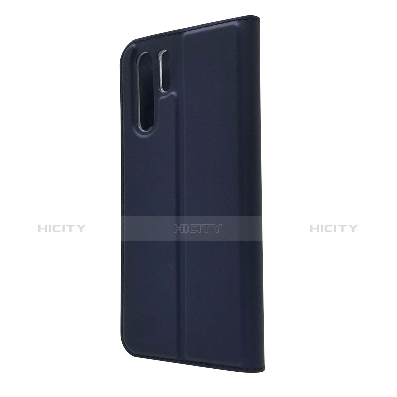 Funda de Cuero Cartera con Soporte L01 para Huawei P30 Pro New Edition Azul