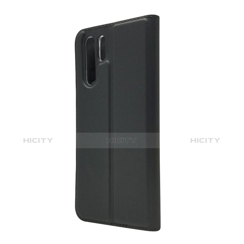 Funda de Cuero Cartera con Soporte L01 para Huawei P30 Pro New Edition Negro