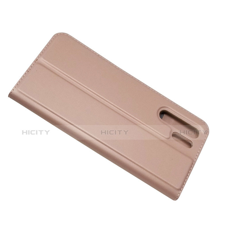 Funda de Cuero Cartera con Soporte L01 para Huawei P30 Pro New Edition Oro Rosa