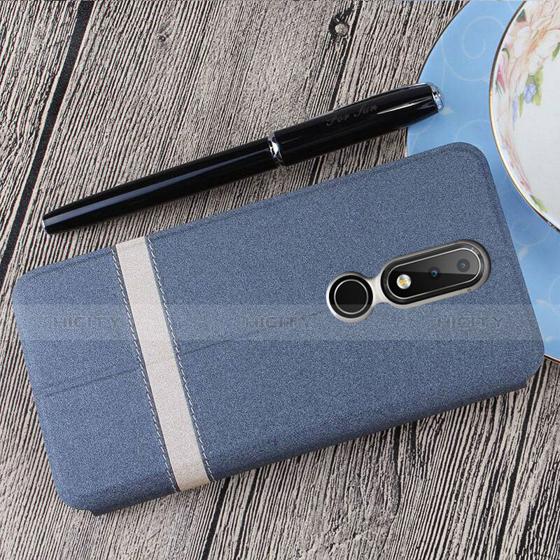 Funda de Cuero Cartera con Soporte L01 para Nokia X5