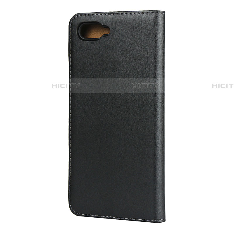 Funda de Cuero Cartera con Soporte L01 para Oppo RX17 Neo Negro