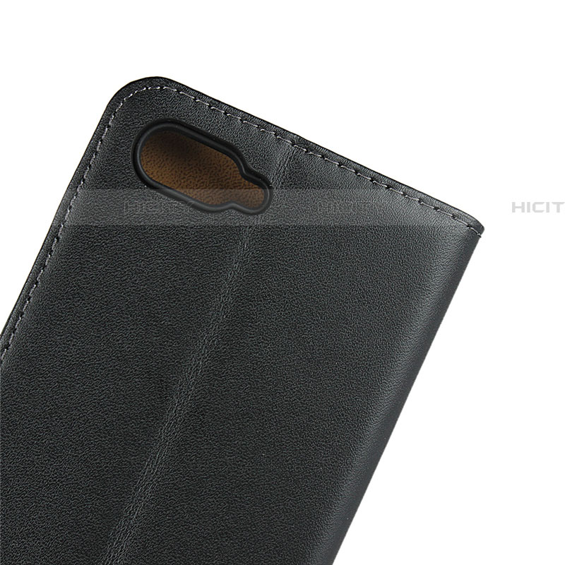 Funda de Cuero Cartera con Soporte L01 para Oppo RX17 Neo Negro